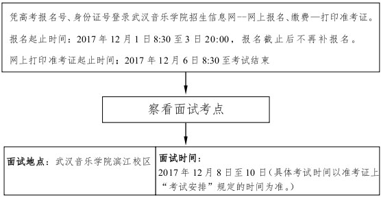 2018年湖北表演专业统考报考须知