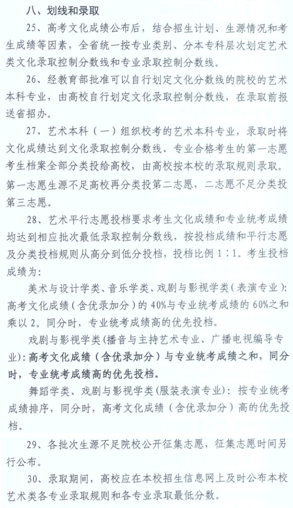 2018年湖北省艺术类专业招生办法