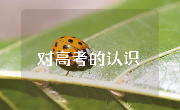 “对高考的认识”800字作文模板合集 关于对高考的看法精选范文汇总