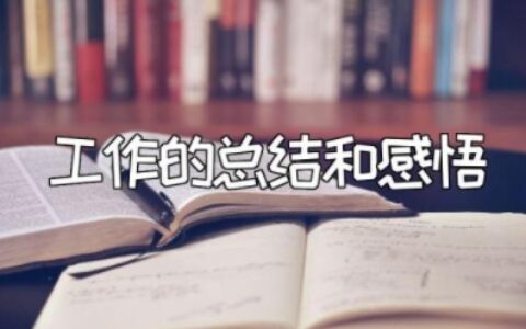 工作的总结和感悟 工作总结收获及心得