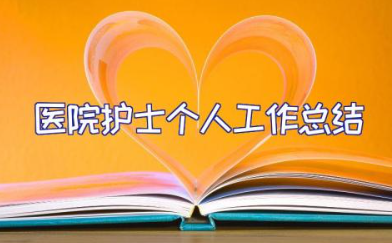 2023年医院护士个人工作总结17篇