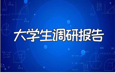 大学生调研报告实用范文 大学生调研报告优秀模板汇总