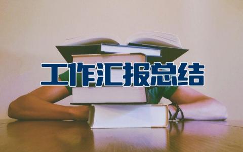 工作汇报总结模版 实际工作情况总结范文