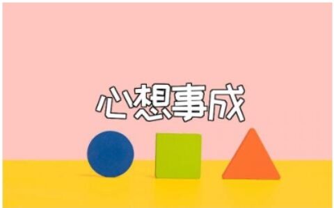 《心想事成》读后感范文分享 读《心想事成》的心得感悟模板