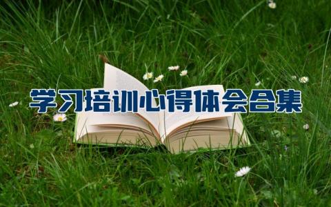 学习培训心得体会合集