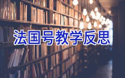 法国号教学反思